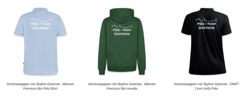 Vereinskleidung im Onlineshop bestellen